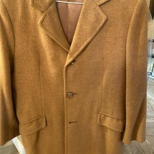 Mens coat 100%camel hair